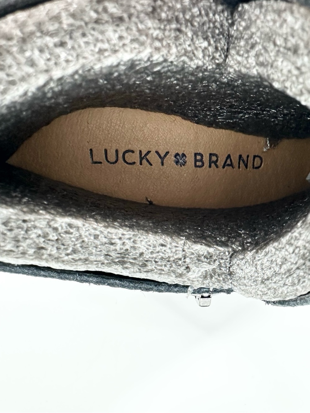 Lucky Brand Fhuna Ankle Bootie Suede Black - Picture 10 of 11